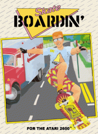 Skate Boardin' A Radical Adventure Atari 2600  box art